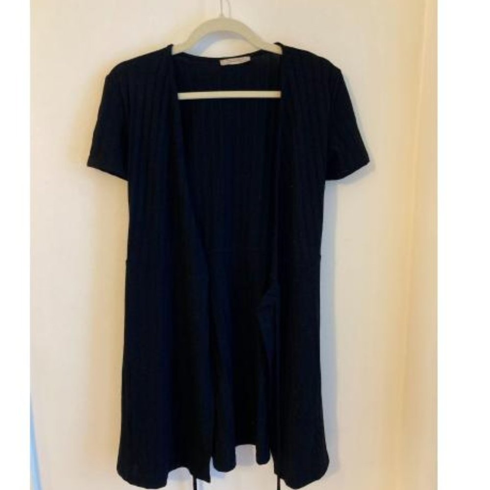 Zara sweater mini wrap dress